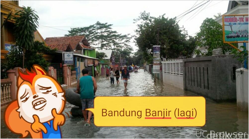 (Akibat Doa Doang) Banjir di Baleendah, Ratusan Warga Mengungsi