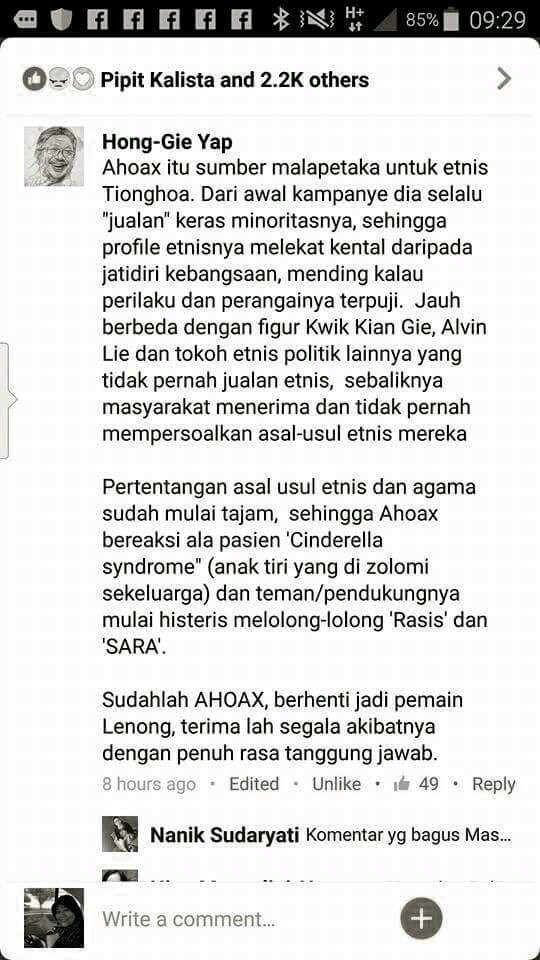 KOKO Selalu Diving Rasisme