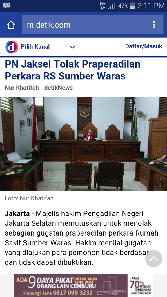213 Advokat Bergabung Awasi Perilaku KOKO