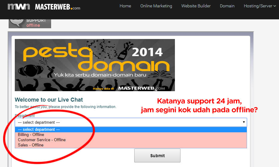 apakah MWN support 24 jam?