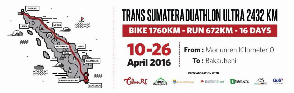 Kaskus OANC &amp; TravellerKaskus support Hendra Wijaya - Sumatera Duathlon Ultra 2432 KM