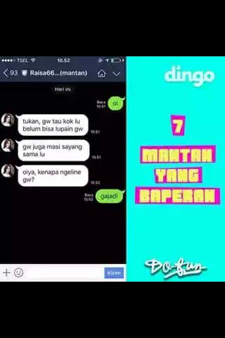 13 Tipe Mantan Berdasarkan Cara Balas Chat