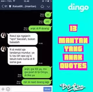 13 Tipe Mantan Berdasarkan Cara Balas Chat