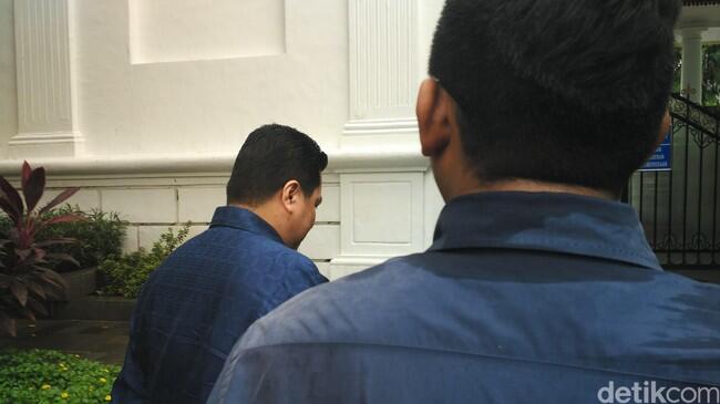 Erick Thohir Mendadak Merapat ke Istana Temui Jokowi