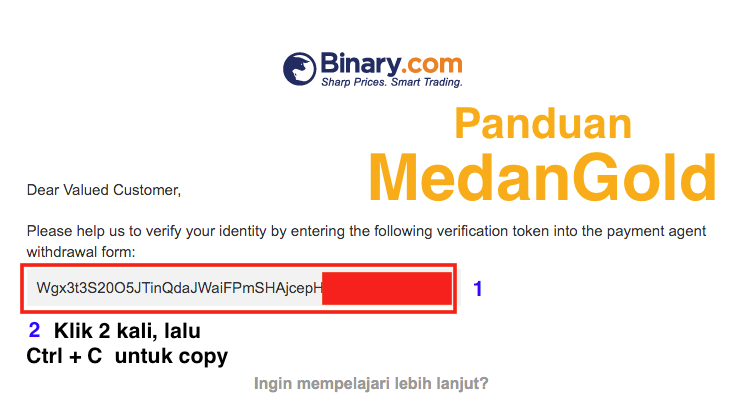 &#91;Tutorial&#93; Cara penarikan Binary.com melalui Agen Pembayaran Resmi Binary
