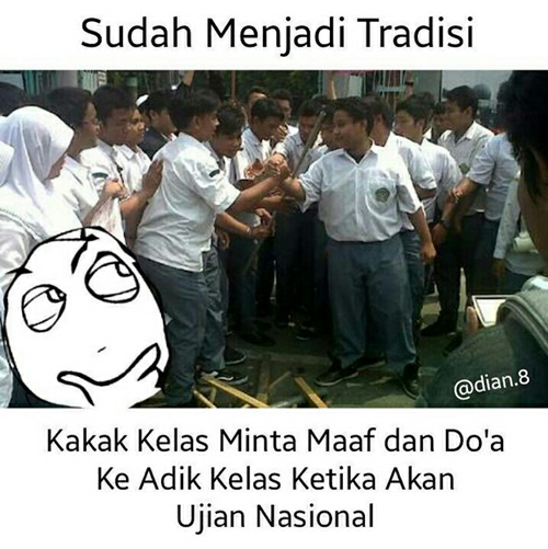 meme ujian nasional 2016