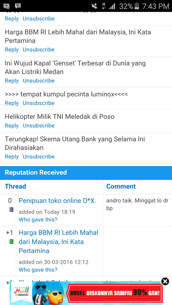 Penipuan toko online O*X.