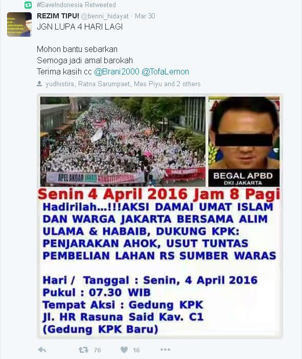 Ratusan Orang Berdemo, Jalur Lambat di Depan KPK Ditutup