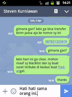 Surat Terbuka Buat ID fred.angel atau Steven Kurniawan atau Siapalah Dia.