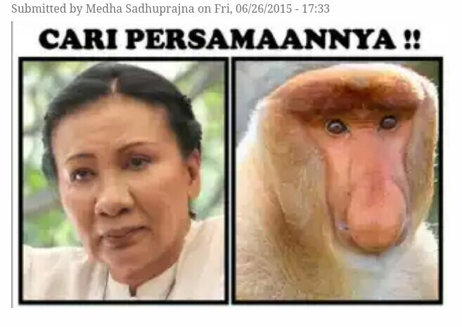 Nenek lampir peyot junjungan nasbung ini Tantang Ahok Gusur Luar Batan
