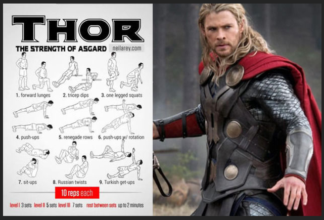 &#91;PIC&#93; Ingin Punya Tubuh Kekar Super Hero? Ikuti ini