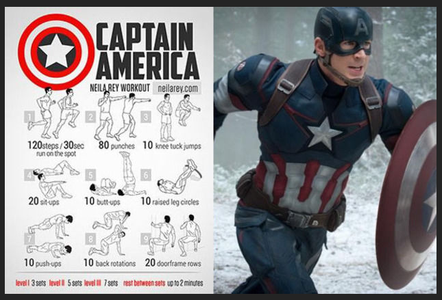&#91;PIC&#93; Ingin Punya Tubuh Kekar Super Hero? Ikuti ini