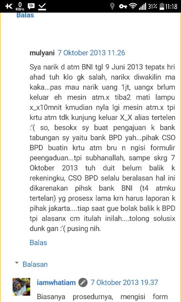 &#91; Help &#93; Saldo BCA berkurang 1jutaan ?