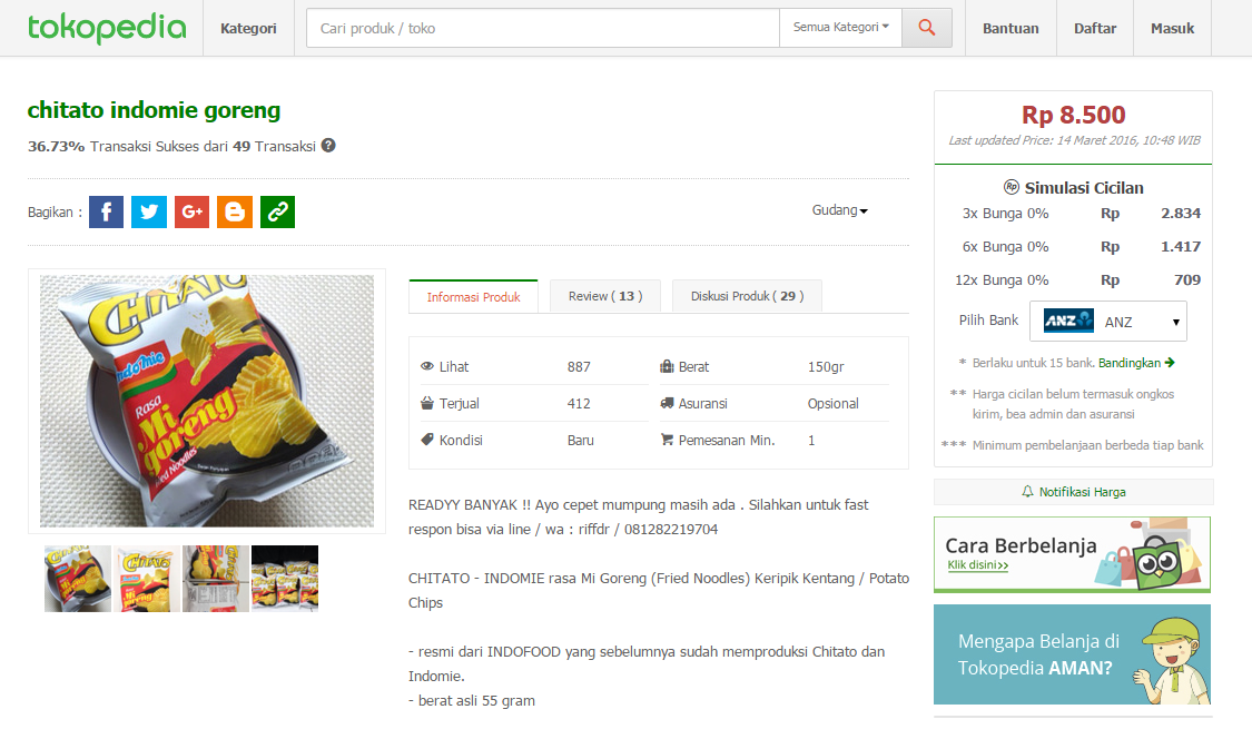 PROMO Chitato Indomie