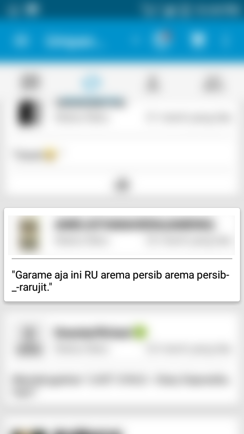 Komentar Tentang Laga PERSIB vs AREMA CRONUS 03/04/2016