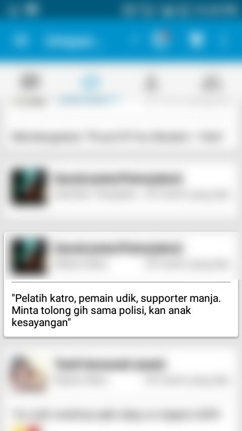 Komentar Tentang Laga PERSIB vs AREMA CRONUS 03/04/2016