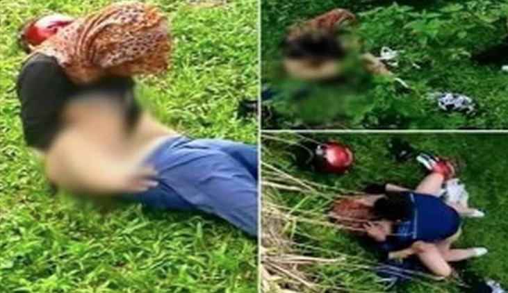 Seru Pasangan Ini In The Hoiii Di Semak Belukar