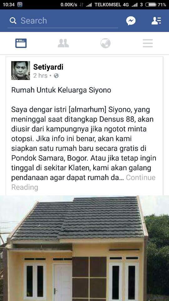 Setiyardi, Orang yang Siap Berikan Rumah untuk Suratmi Datang dan Penuhi Janjinya