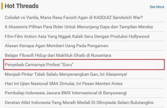 Penyebab Cemarnya Profesi &quot;Guru&quot;