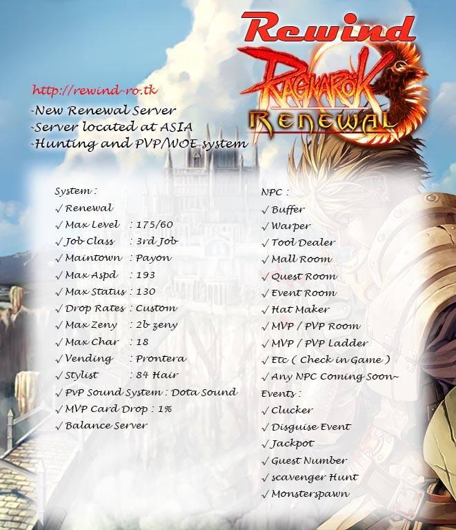 Rewind-RO New Server Fresh