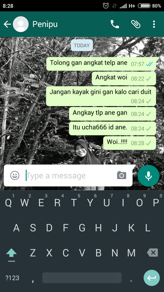 id ane ucha666 di hack penipu gan!! #ALERT. please share