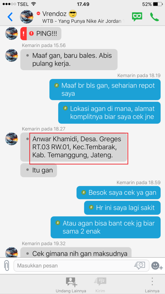 HAMPIR KETIPU OLEH PEMBELI