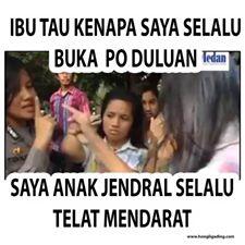 Kumpulan &quot;MEME&quot; Sonya Si ANAK JENDRAL