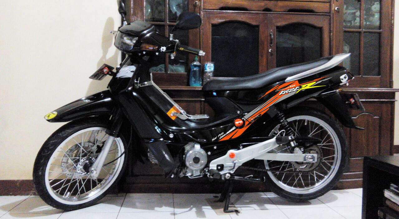 Top Modifikasi Motor Kawasaki Kaze R Terbaru Modifikasi Motor
