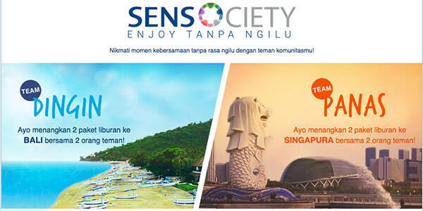 Ceritakan Pengalaman Gigi Sensitifmu di Sensociety, dan Raih Trip Ke Bali/Singapura!