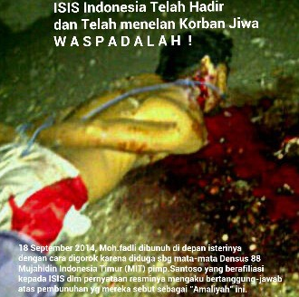 &#91;ISIS&#93; Kelompok Santoso Sembelih Warga