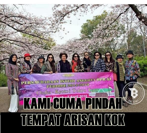 😝😝MEME KOCAK ISTRI DPR JALAN2 KE JEPANG 😝😝