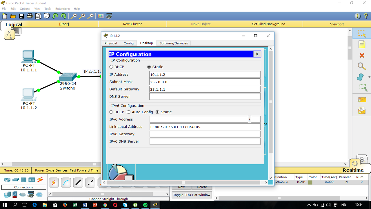 &#91;ASK cisco packet tracer&#93; ini masa yang salah ya gan ? terlampir gambar