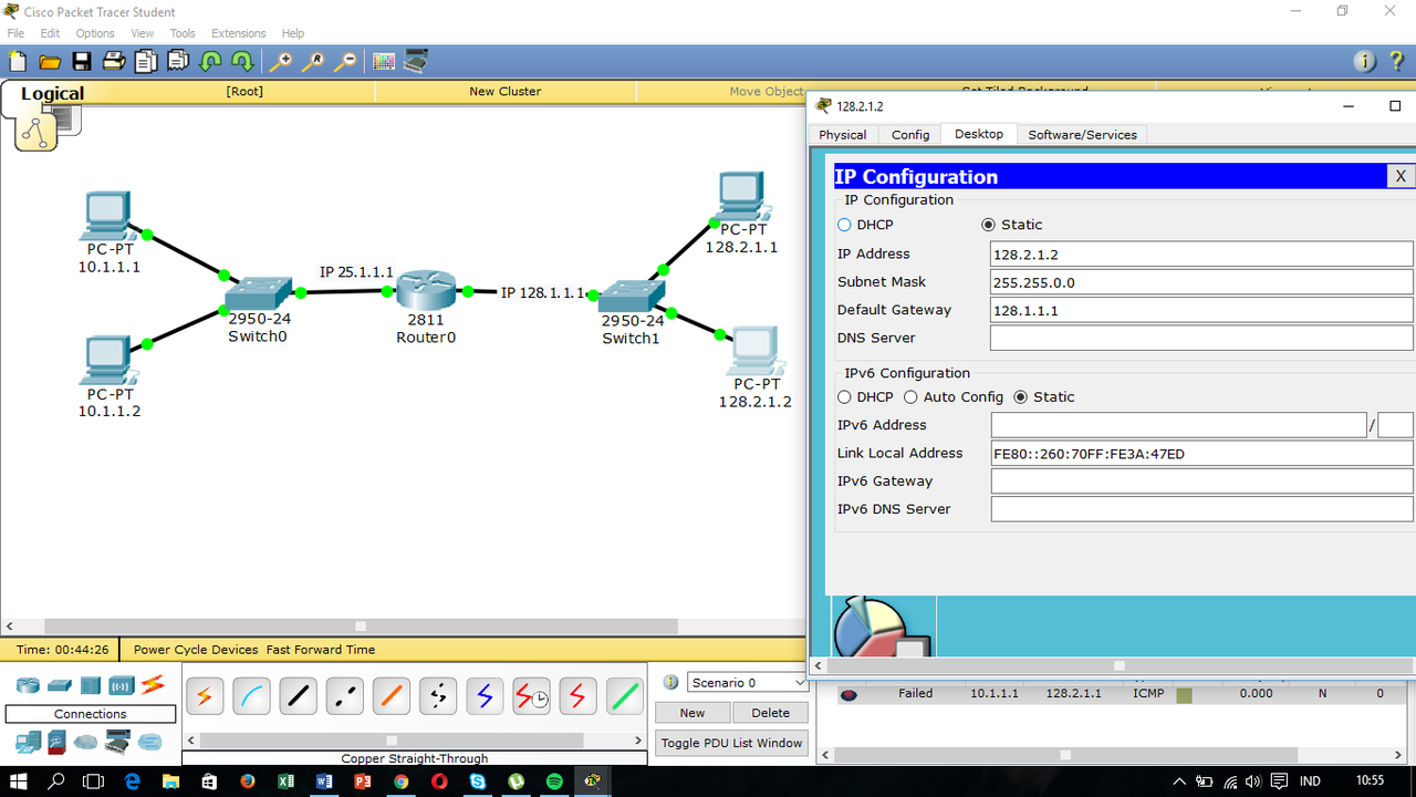 &#91;ASK cisco packet tracer&#93; ini masa yang salah ya gan ? terlampir gambar