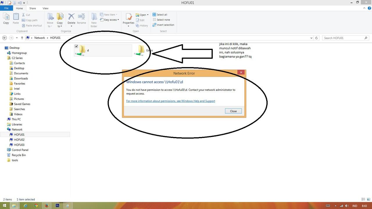 [WTA] Cara Membuka Drive D agar bisa terbaca di PC lain dg Sharing LAN Bagaimana ya