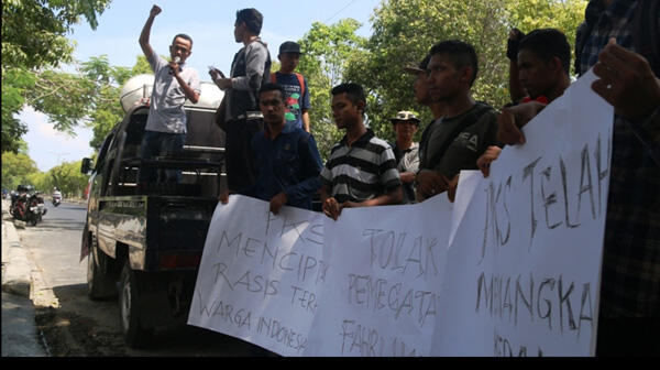 Dukung Fahri Hamzah, Mahasiswa Demonstrasi di Kantor PKS
