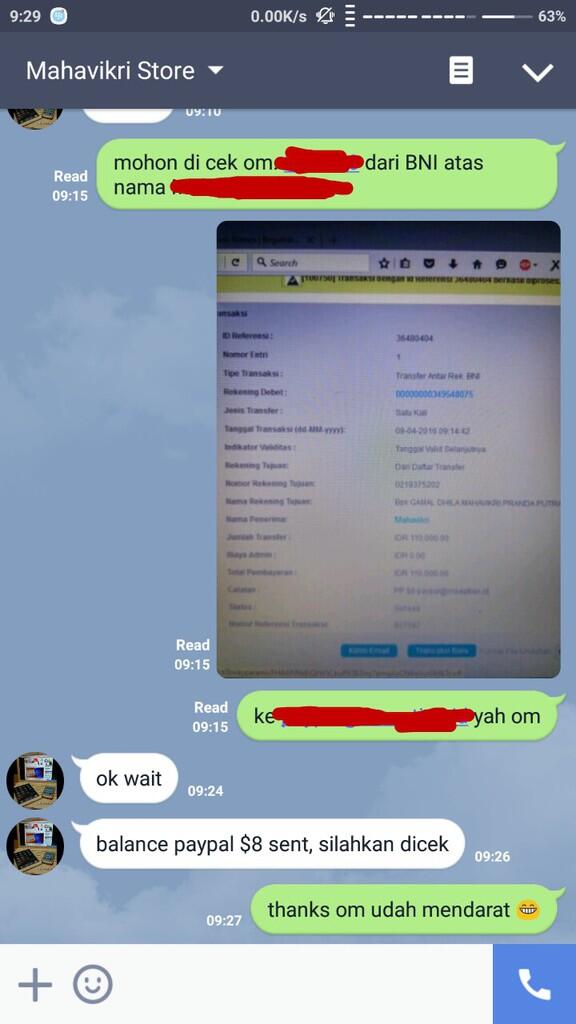 Jasa Pencairan Paypal | Tukar Paypal | Convert Paypal | Tampung Paypal
