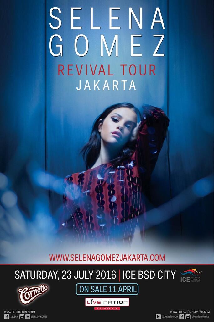 Selena Gomez Akan Konser di Indonesia