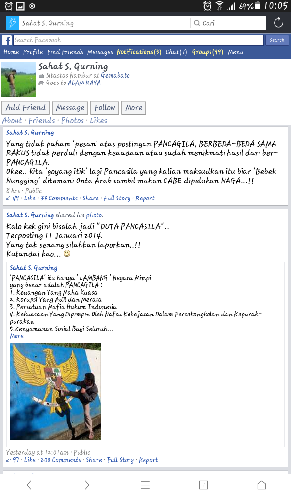 &#91;URGENT&#93; Tolong Masuk Gan : Penghinaan Atau Satire &#91;Pancasila Kembali Di Hina&#93;