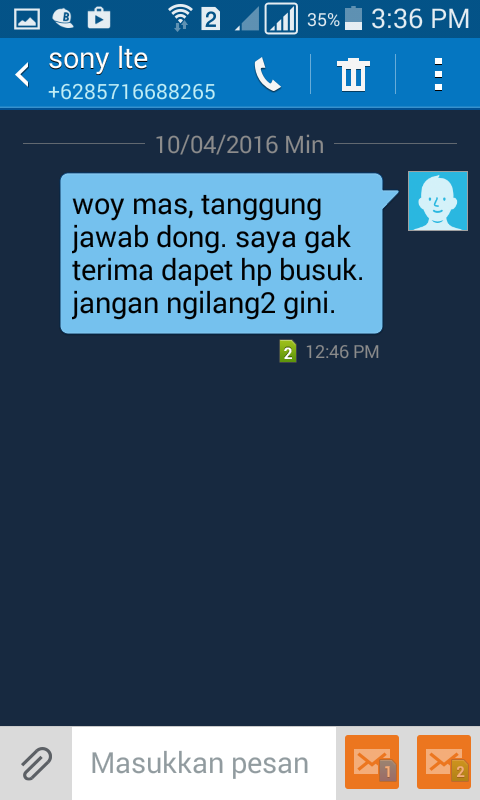 (NEED HELP) Penipu di OLX.co.id mengaku bernama Roni 089666690924, 085716688265