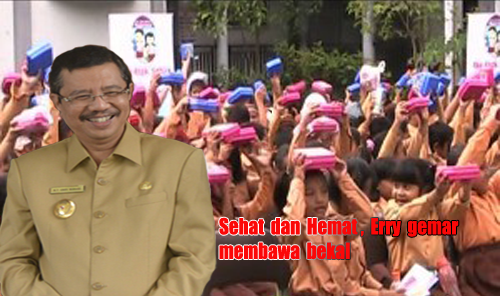 Hari Bawa Bekal Nasional, Erry : Ingat Masa Kecil, Bertukar Bekal Kepada Teman