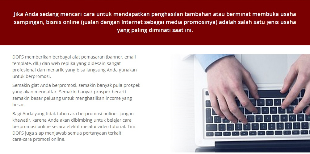 DOPS Dynamic Online Prospecting System &amp;#40;Grand Launching - grab it fast&amp;#41;