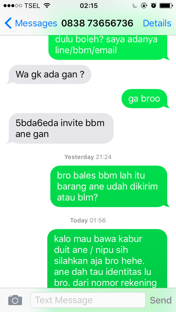 Penipuan oleh id kaskus dhenz_elwin