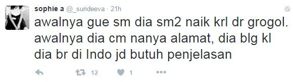  Pengguna KRL Jurusan Bogor Ini Curhat Diancam Pakai Pisau oleh Bule Turki