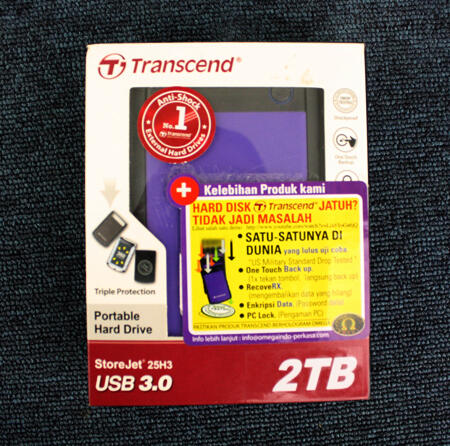 [Unboxing] HDD Eksternal Transcend StoreJet 25H3 2TB