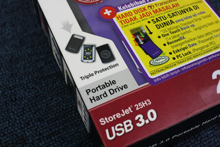 [Unboxing] HDD Eksternal Transcend StoreJet 25H3 2TB