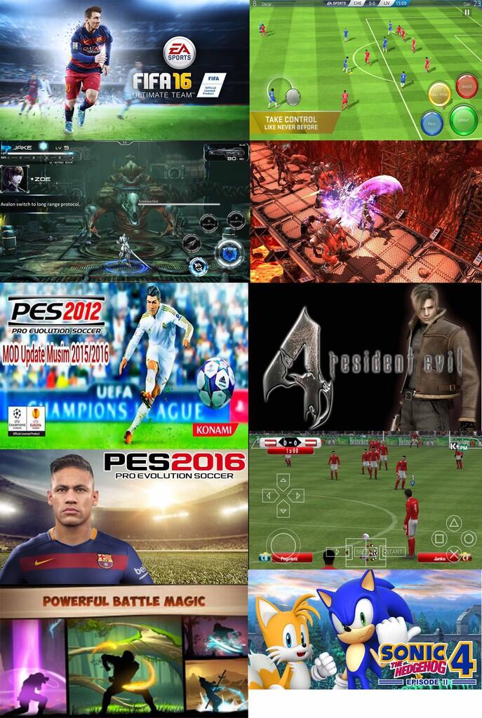 DVD Game Android, Games HD Android support All GPU Lengkap, Update 2016