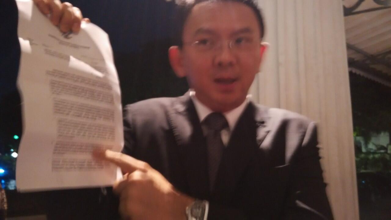 Ini Surat Ahok untuk BPK yang Tak Kunjung Diklarifikasi Sejak 8 Bulan Lalu