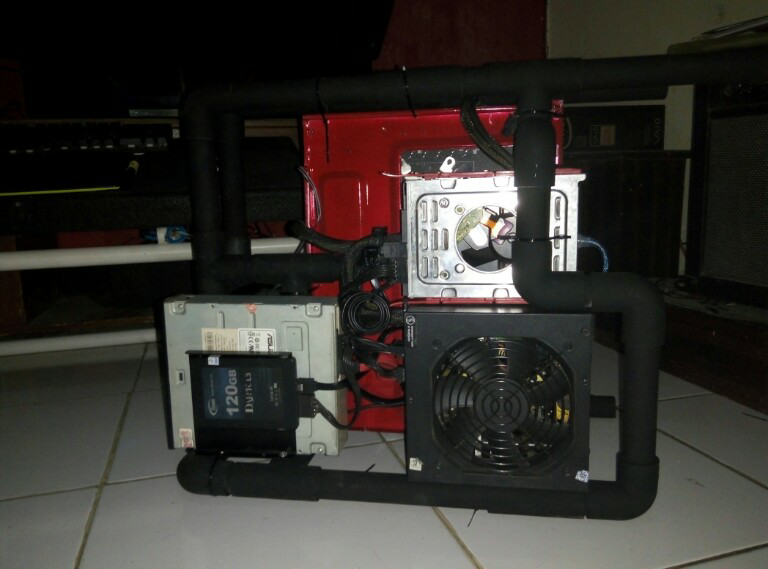 DIY casing pc pipa pvc