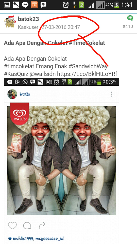 klarifikasi tuduhan pemenang