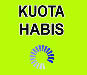 Tingkah laku Orang-orang saat kuota habis di tengah periode
